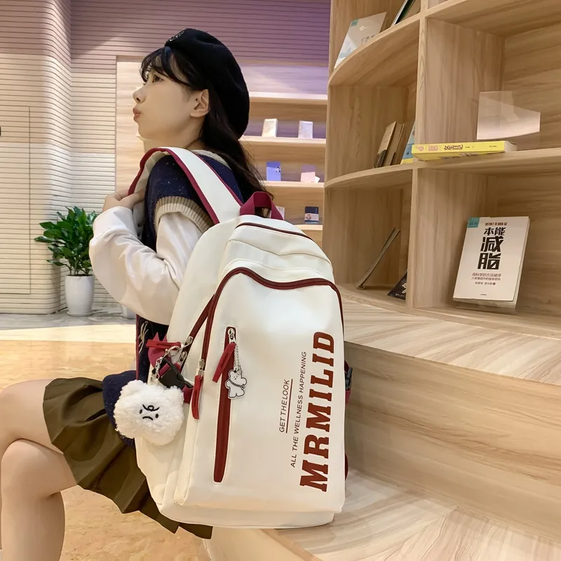 YUANTUZHE Nylon Backpack Regular Unisex Multicolor-8