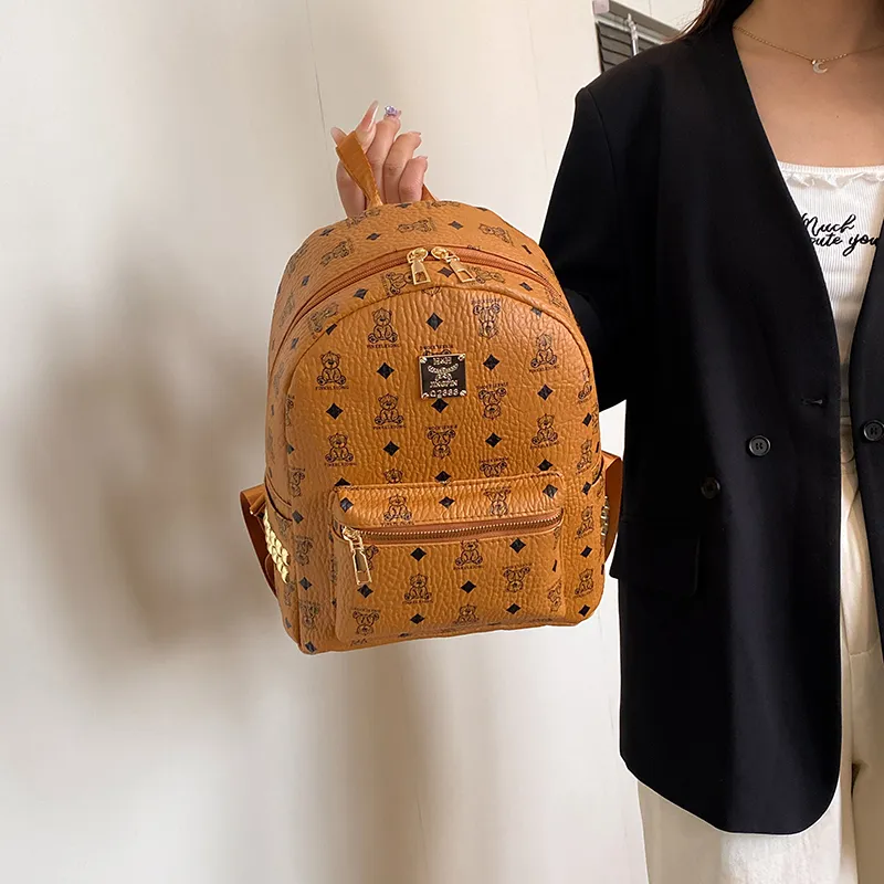 YUANTUZHE PU Backpack Women's Multicolor-13