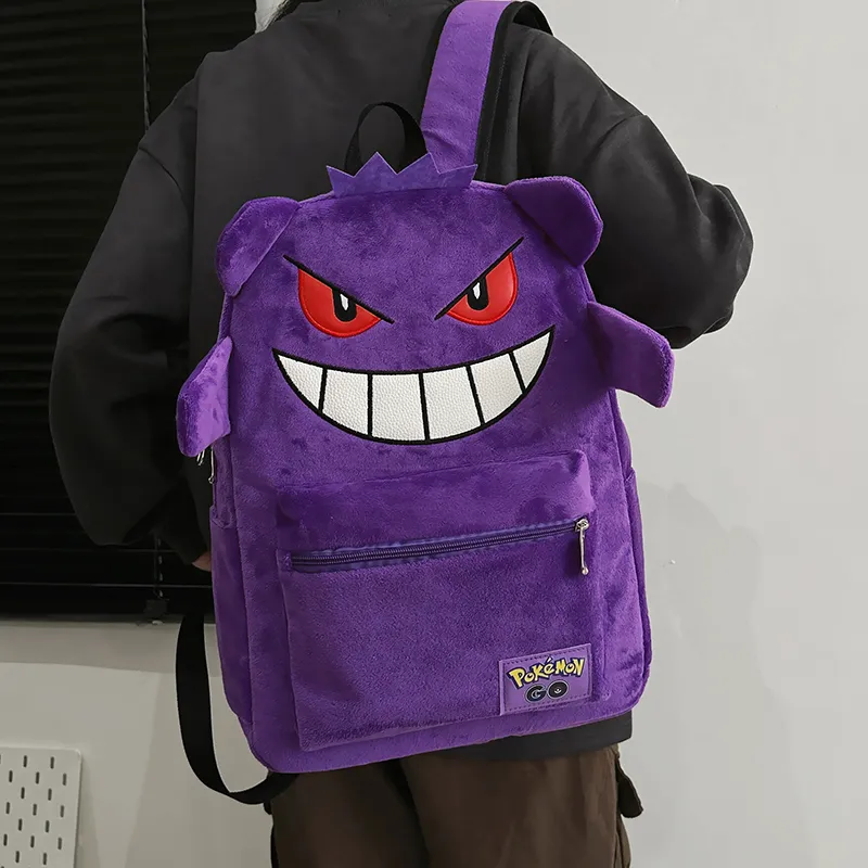 YUANTUZHE Fleece Backpack Unisex Multicolor-2