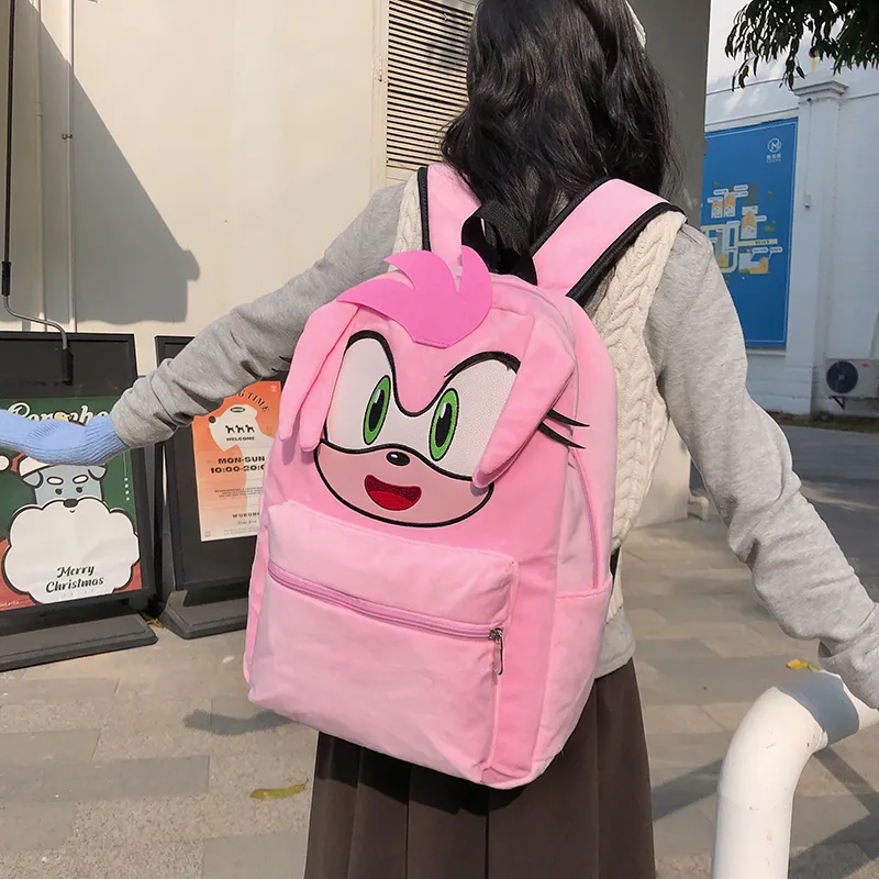 YUANTUZHE Plush Backpack Regular Women's Pink-3