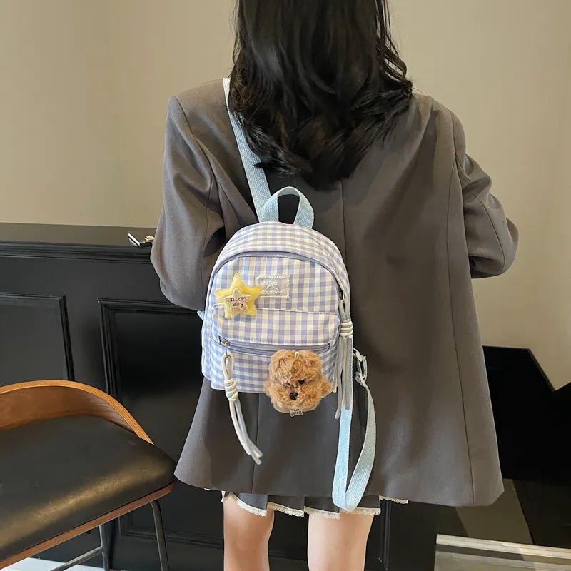 YUANTUZHE Fabric Backpack Regular Women's Multicolor-8