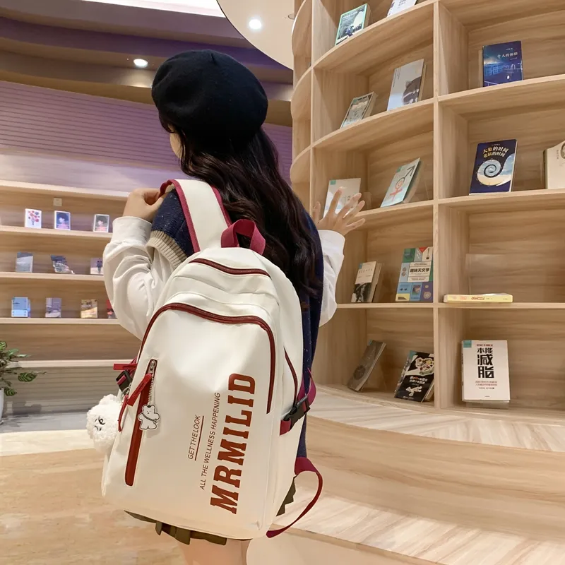 YUANTUZHE Nylon Backpack Regular Unisex Multicolor-10