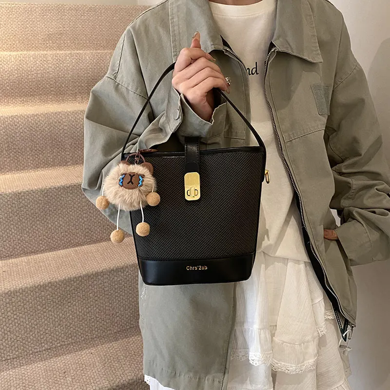 YUANTUZHE PU Bucket Bag Handbag Women's Multicolor-11