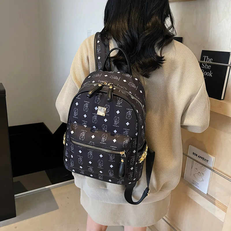 YUANTUZHE Pu Backpack Regular Women's Multicolor-14