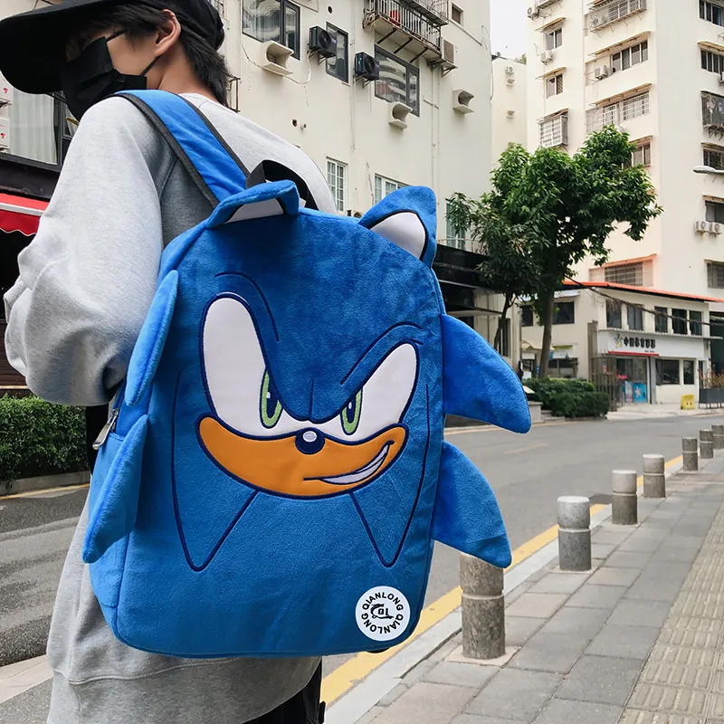 YUANTUZHE Plush Backpack Unisex Multicolor-5