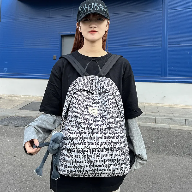 YUANTUZHE Composite Cloth Backpack Unisex Multicolor-3