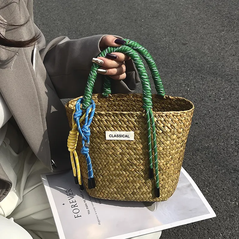 YUANTUZHE Woven Handbag Women's Multicolor-16