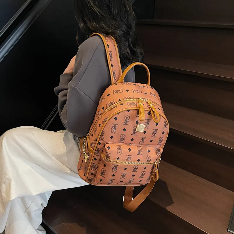 YUANTUZHE Pu Backpack Regular Women's Multicolor-3