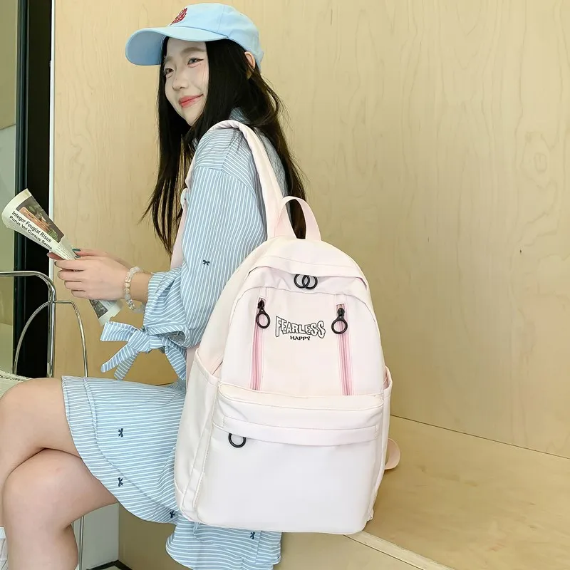 YUANTUZHE Composite Cloth Backpack Unisex Multicolor-3