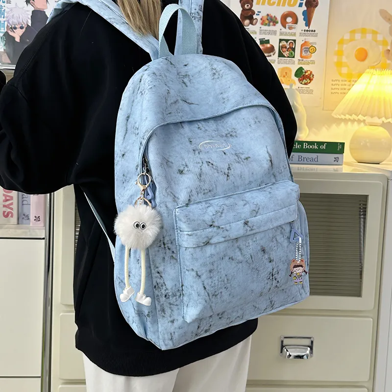 YUANTUZHE Nylon Backpack Regular Unisex Multicolor-7