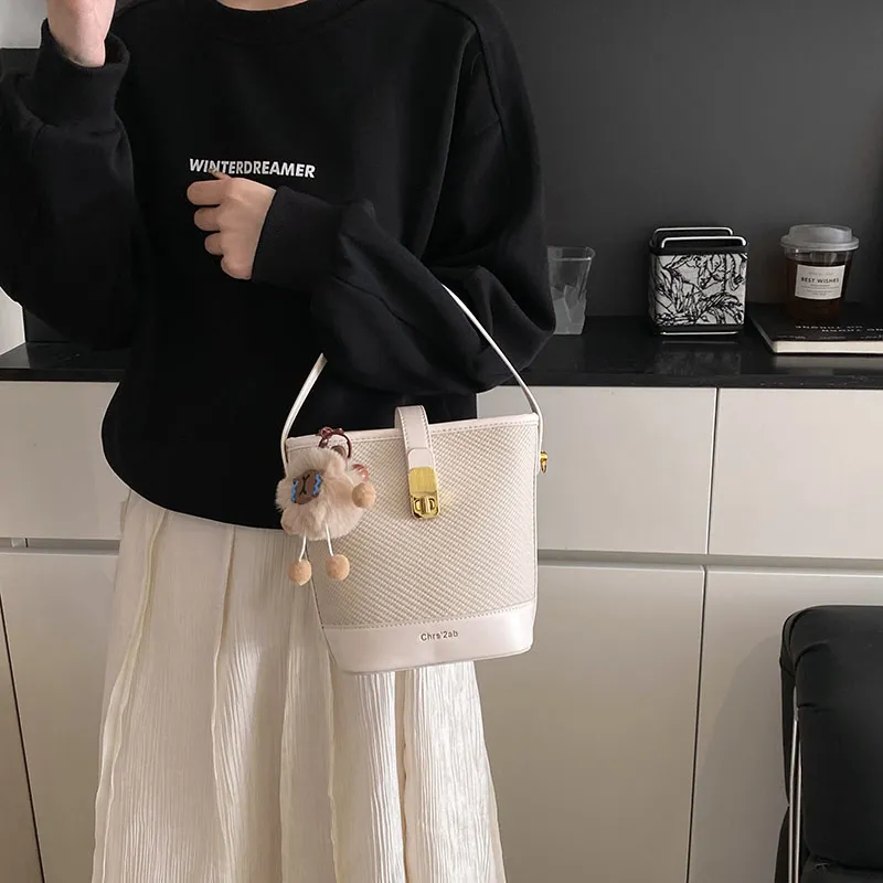 YUANTUZHE PU Bucket Bag Handbag Women's Multicolor-1