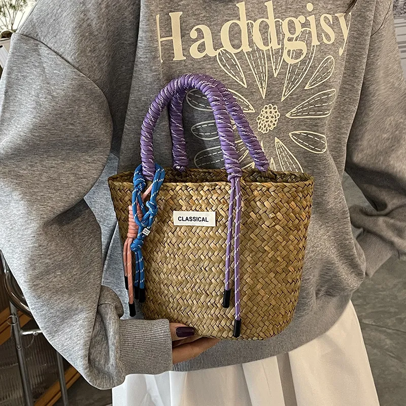 YUANTUZHE Woven Handbag Women's Multicolor-27