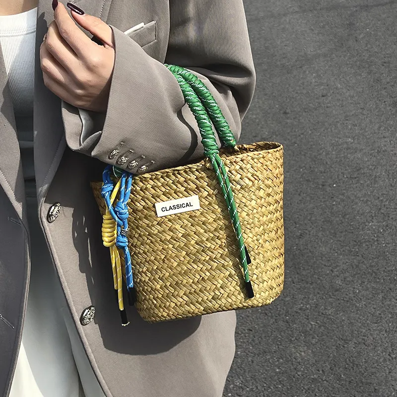 YUANTUZHE Woven Handbag Women's Multicolor-17