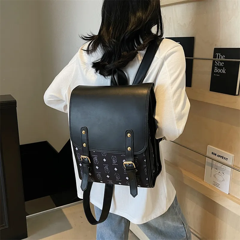 YUANTUZHE PU Backpack Women's Multicolor-6