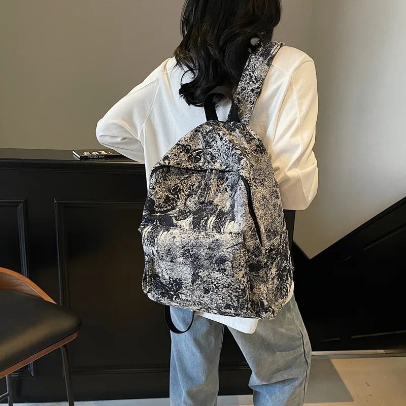 YUANTUZHE Fabric Backpack Unisex Multicolor-15