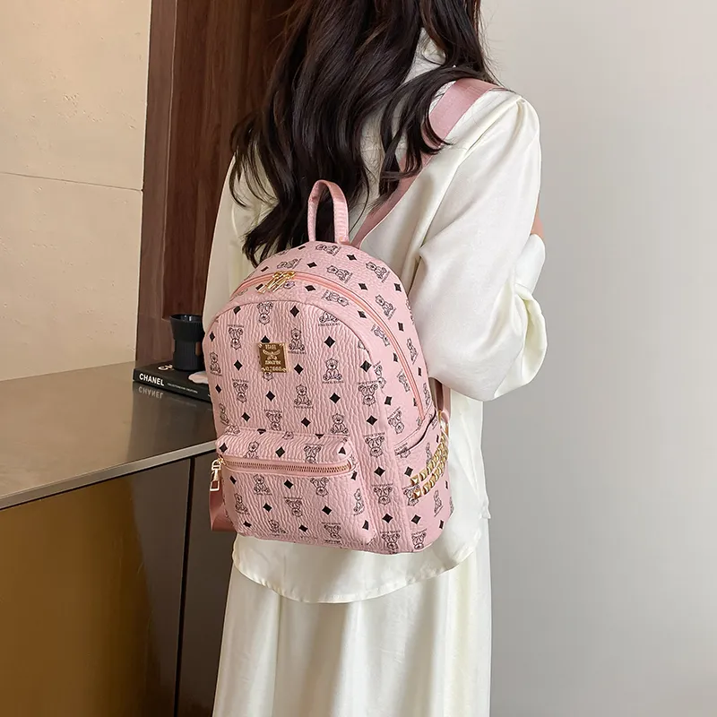 YUANTUZHE PU Backpack Women's Multicolor-2