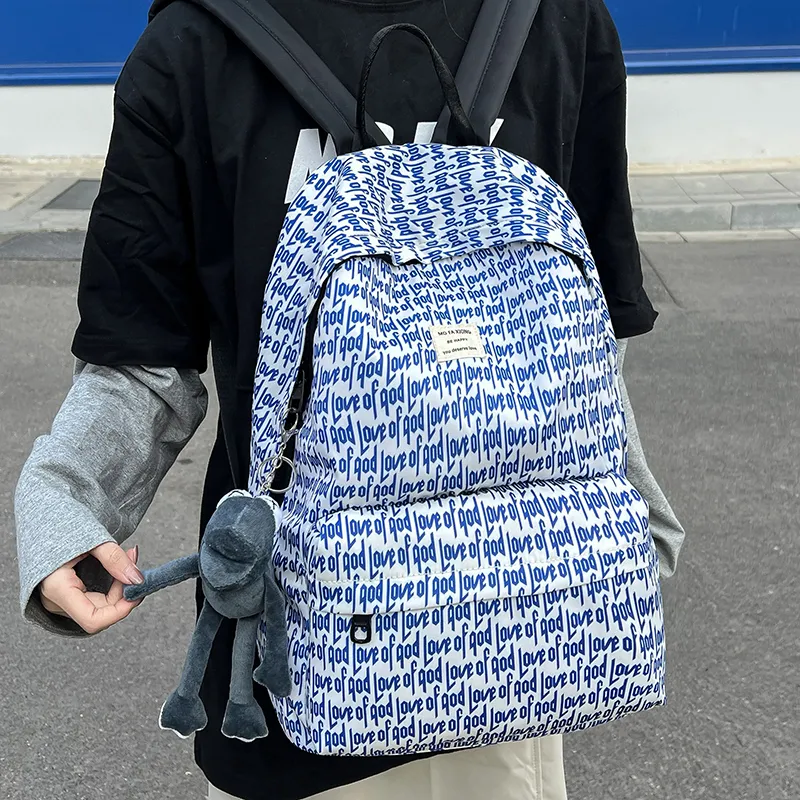YUANTUZHE Composite Cloth Backpack Unisex Multicolor-11