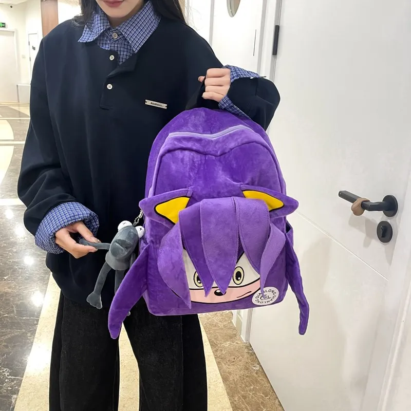 YUANTUZHE Plush Backpack Unisex Multicolor-13