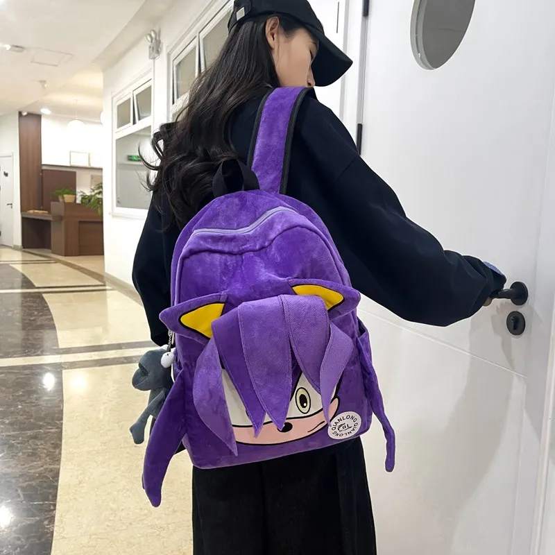 YUANTUZHE Plush Backpack Unisex Multicolor-7