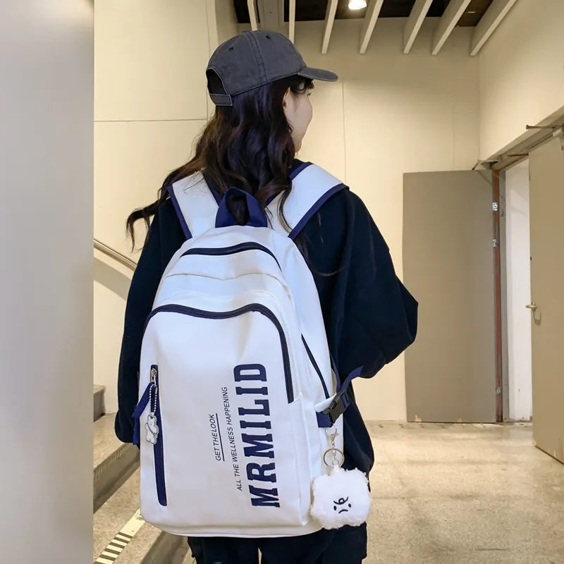 YUANTUZHE Nylon Backpack Regular Unisex Multicolor-19