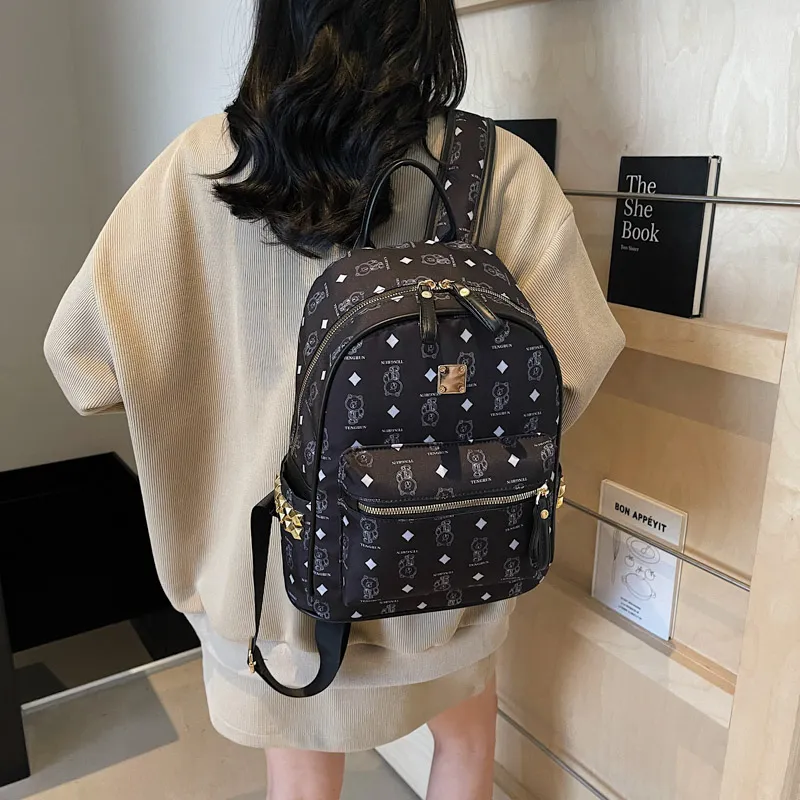 YUANTUZHE Pu Backpack Regular Women's Multicolor-16