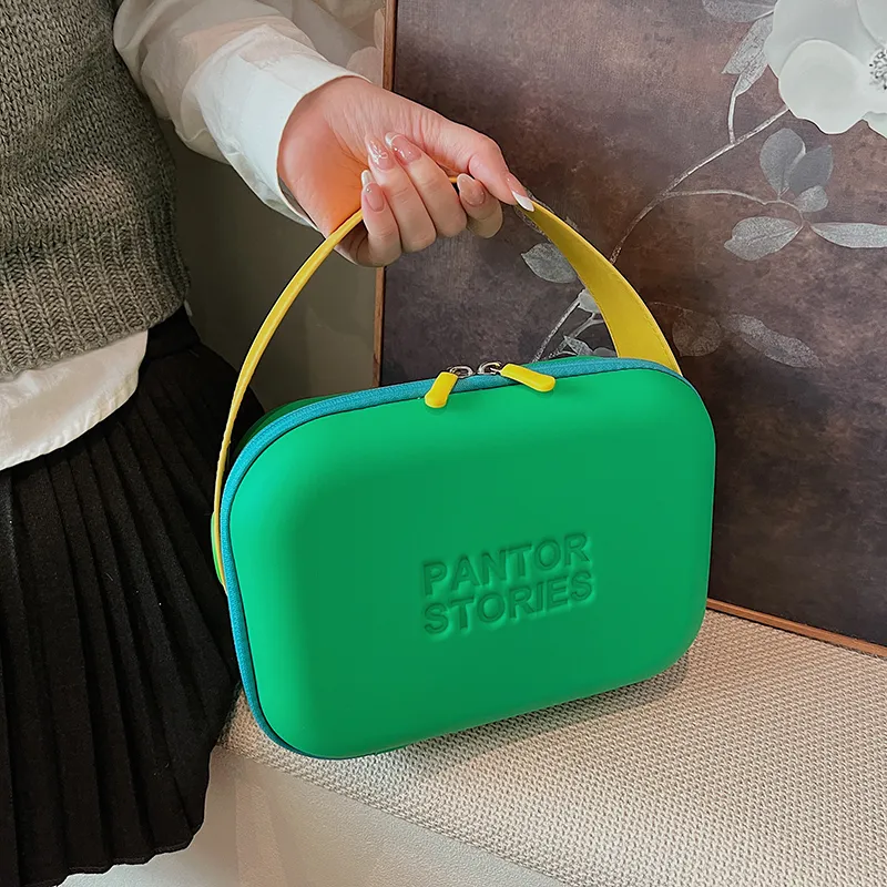 YUANTUZHE Silicone Makeup Bag & Travel Storage Bag Women's Yellow/Pink/Light Pink/Green-19