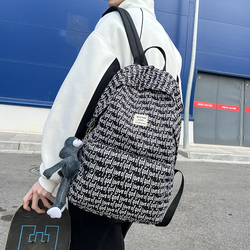YUANTUZHE Composite Cloth Backpack Unisex Multicolor-15