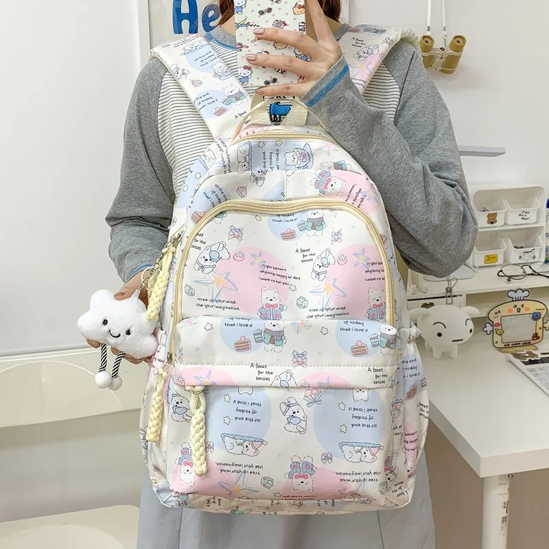 YUANTUZHE Composite Cloth Backpack Women's Multicolor-6
