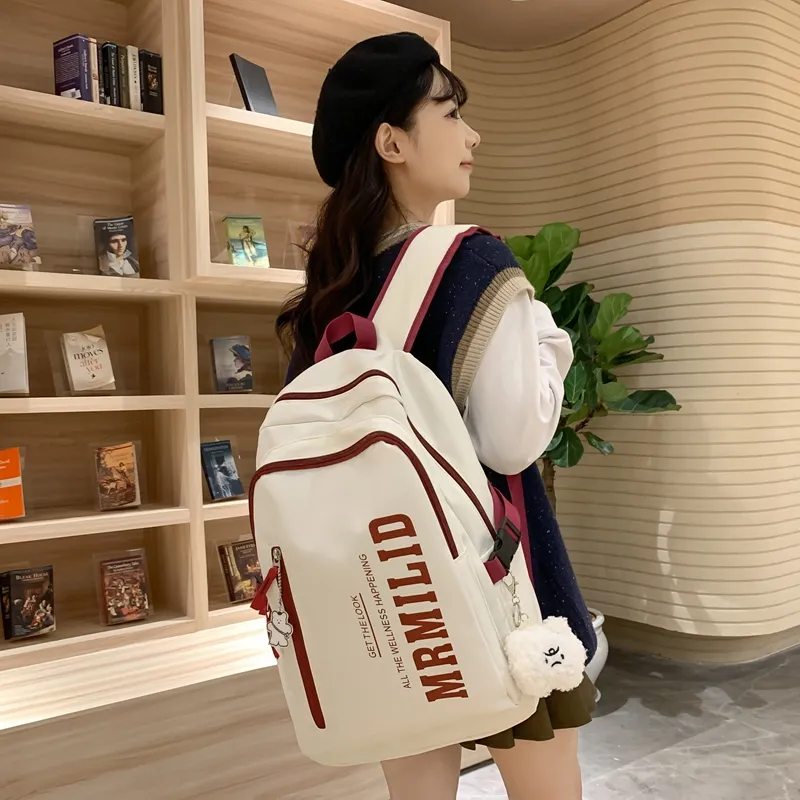 YUANTUZHE Nylon Backpack Regular Unisex Multicolor-6