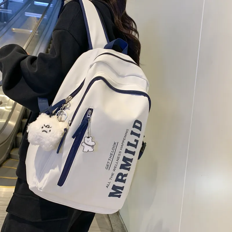 YUANTUZHE Nylon Backpack Regular Unisex Multicolor-18