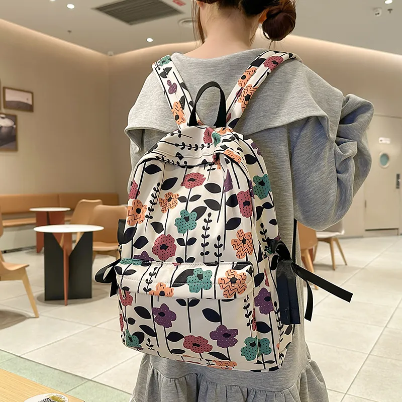 YUANTUZHE Nylon Backpack Women's Multicolor-4