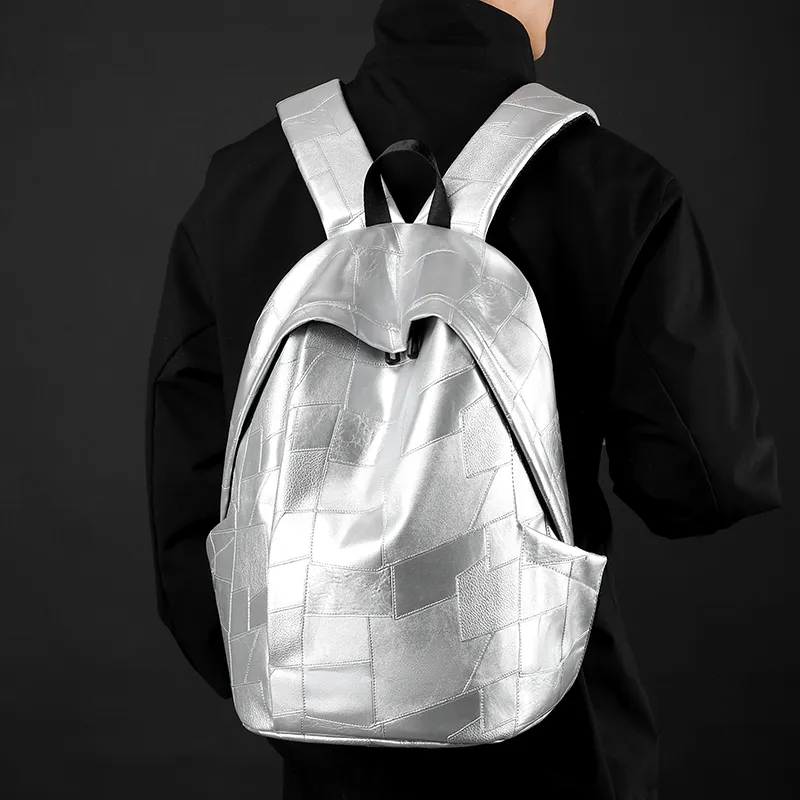 YUANTUZHE Membrana Dermalis Backpack Men's Multicolor-2