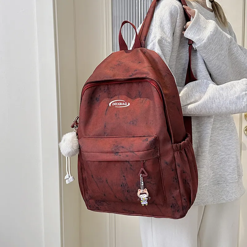YUANTUZHE Nylon Backpack Regular Unisex Multicolor-12