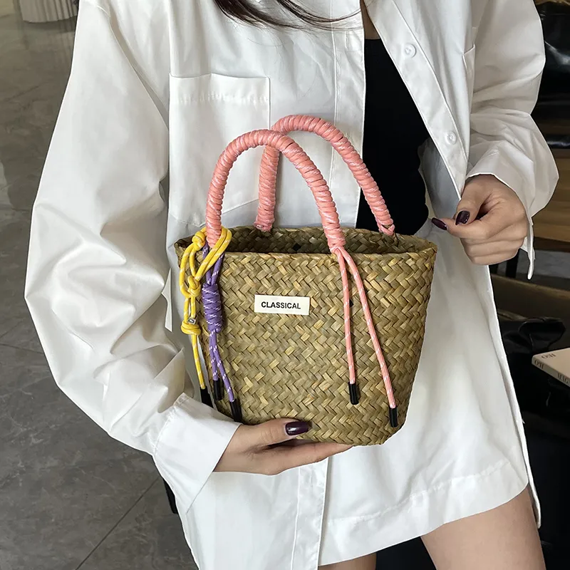 YUANTUZHE Woven Handbag Women's Multicolor-2