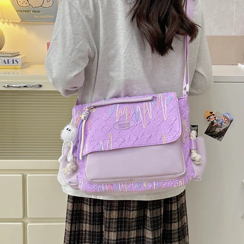 YUANTUZHE Polyester Crossbody Bag Regular Women's Multicolor-9