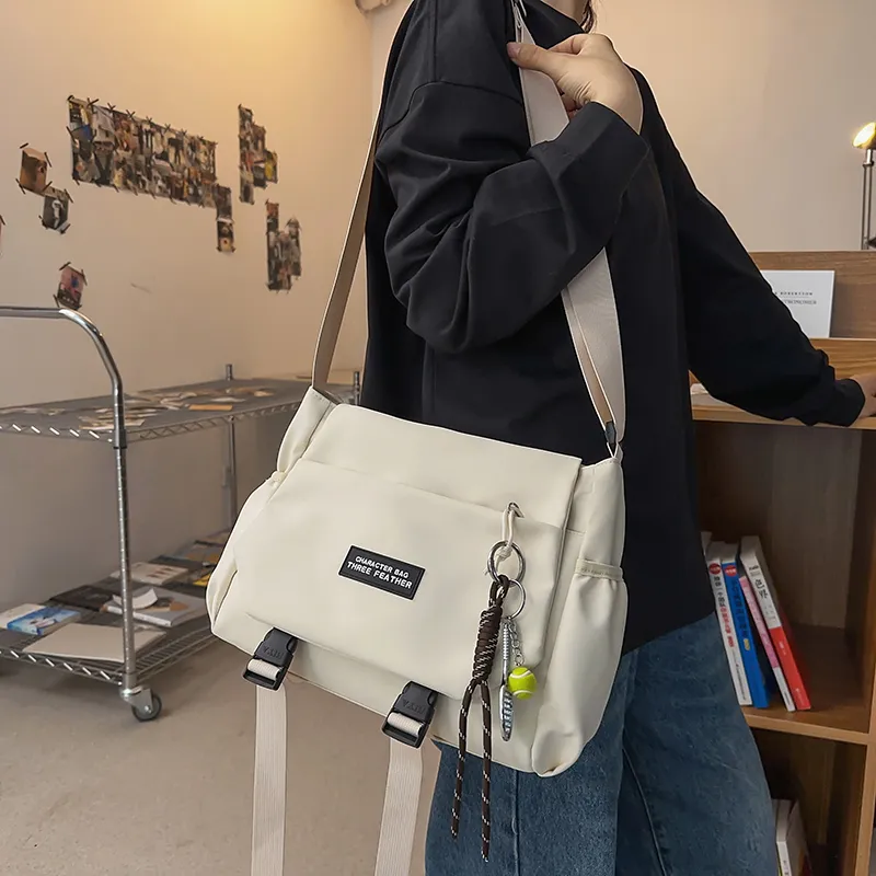 YUANTUZHE Nylon Shoulder Bag Crossbody Bag Unisex Multicolor-1