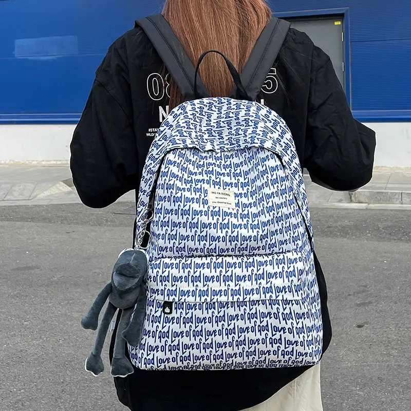 YUANTUZHE Composite Cloth Backpack Unisex Multicolor-9