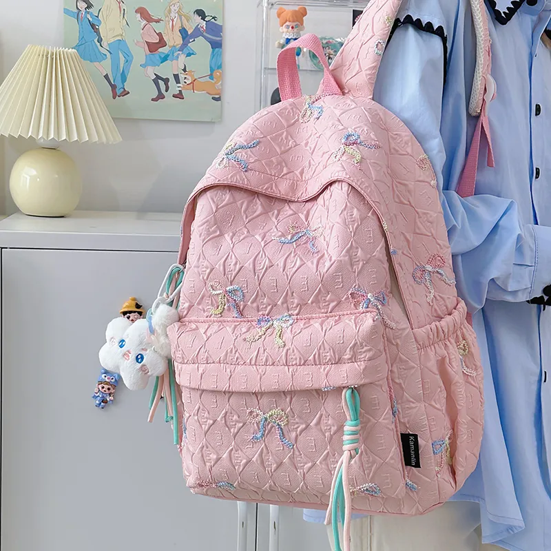 YUANTUZHE Nylon Backpack Women's Multicolor-19