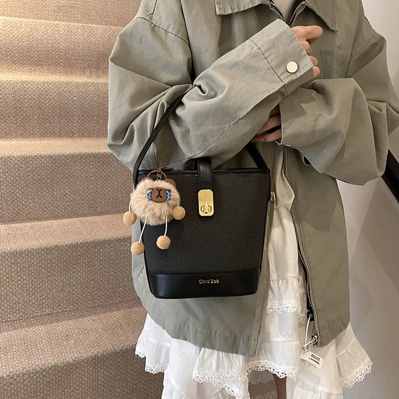 YUANTUZHE PU Bucket Bag Handbag Women's Multicolor-8