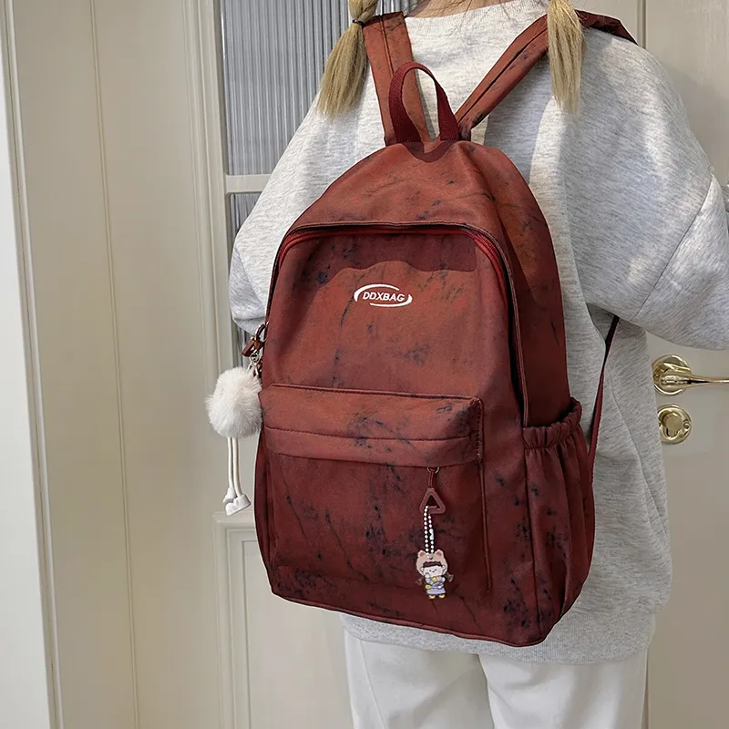 YUANTUZHE Nylon Backpack Regular Unisex Multicolor-13