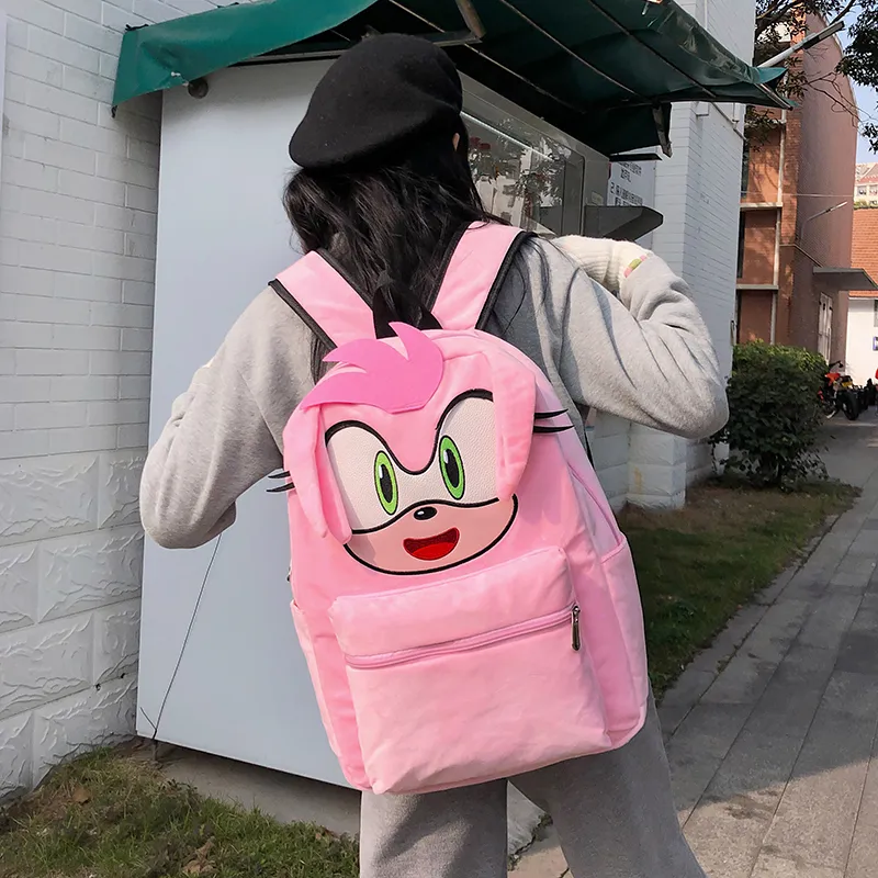 YUANTUZHE Plush Backpack Regular Women's Pink-6