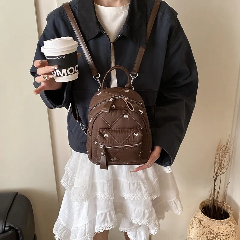 YUANTUZHE PU Backpack Small Size Women's Multicolor-7