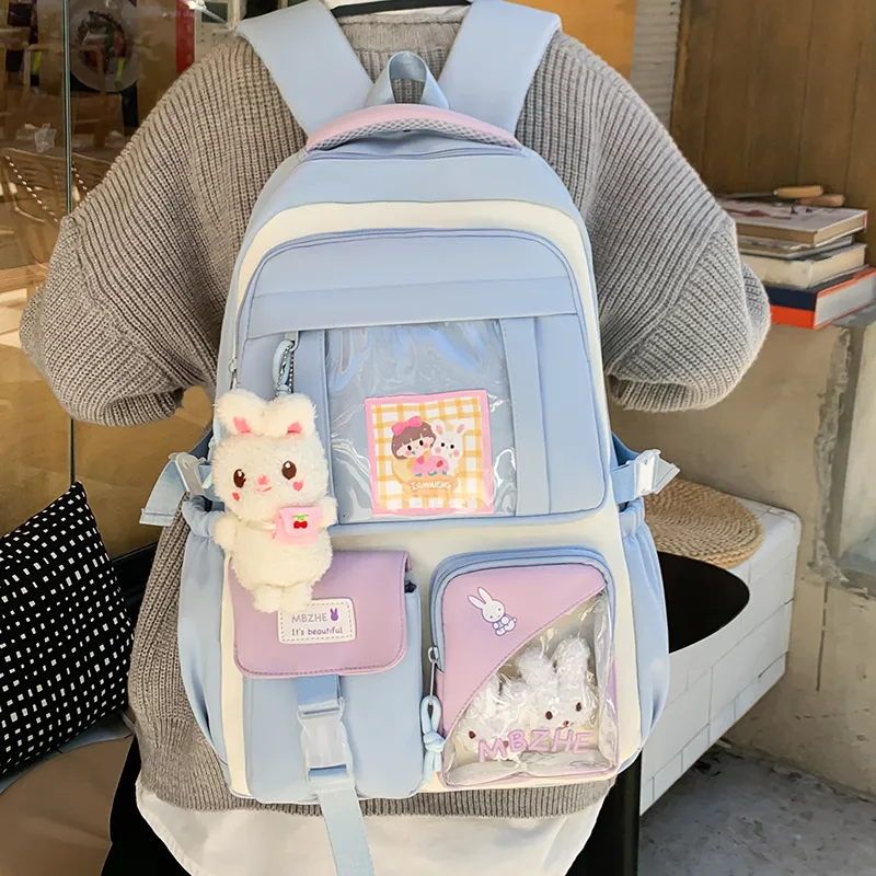 YUANTUZHE Canvas Canvas Bag Backpack Regular Women's Multicolor-6