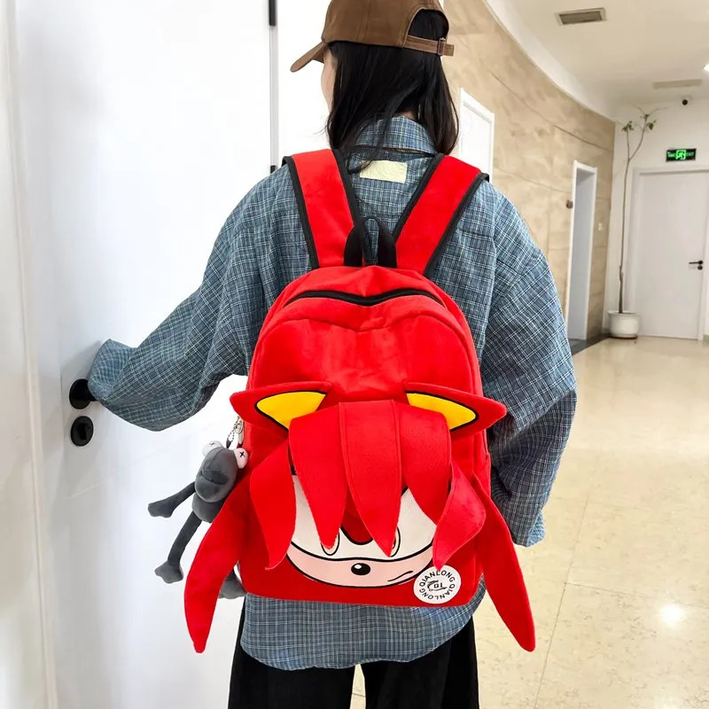 YUANTUZHE Plush Backpack Unisex Multicolor-2