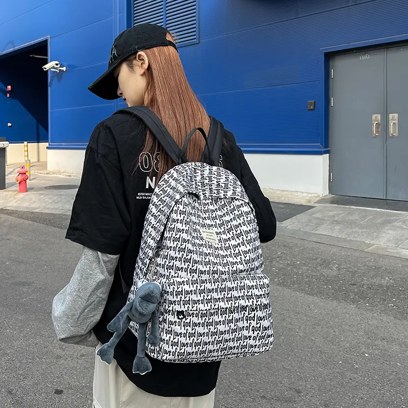 YUANTUZHE Composite Cloth Backpack Unisex Multicolor-4