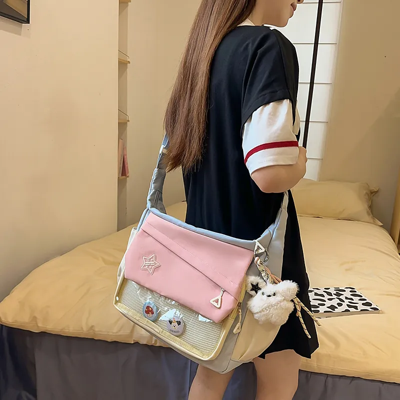 YUANTUZHE Cotton Crossbody Bag Women's Multicolor-2