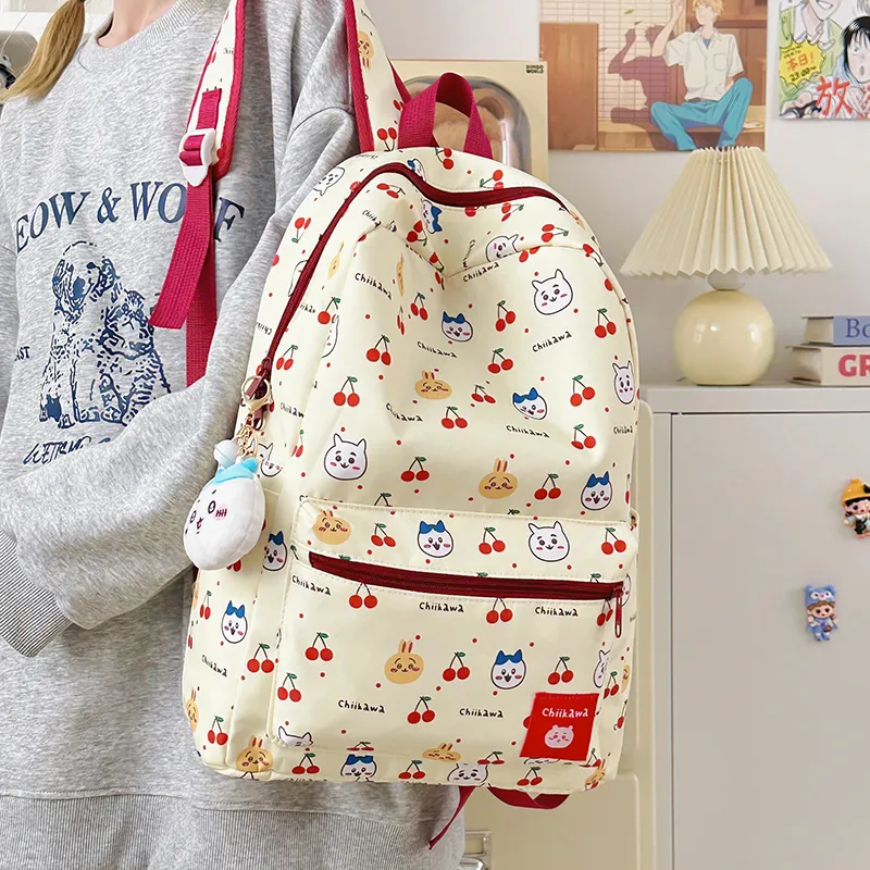 YUANTUZHE Nylon Backpack Women's Yellow-1