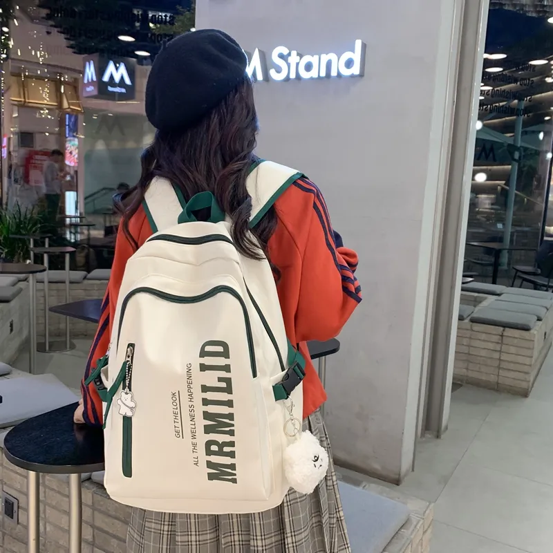 YUANTUZHE Nylon Backpack Regular Unisex Multicolor-1