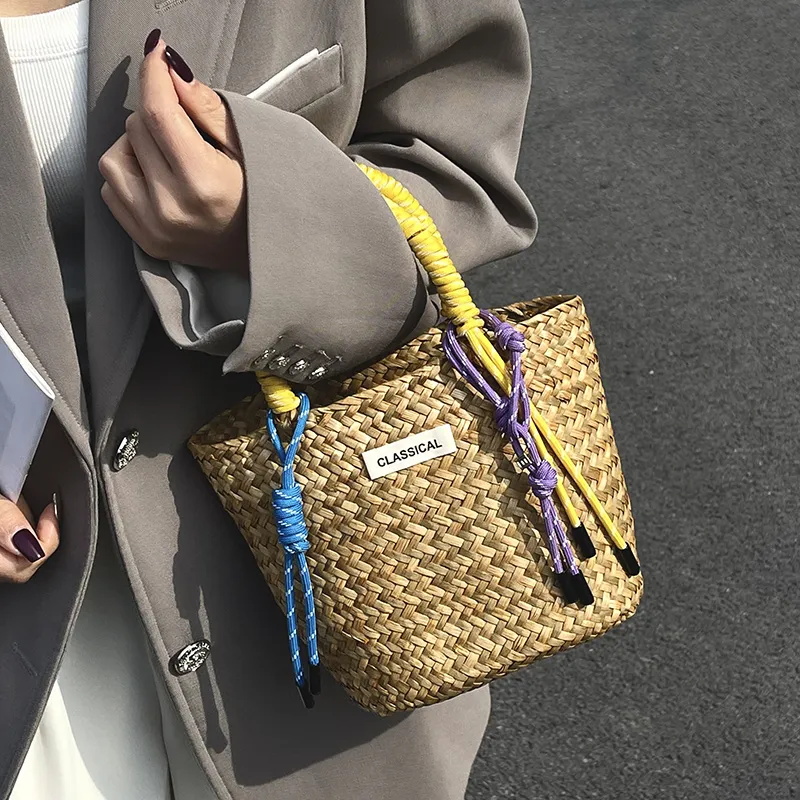 YUANTUZHE Woven Handbag Women's Multicolor-7