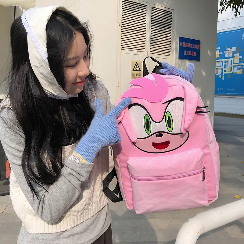 YUANTUZHE Plush Backpack Regular Women's Pink-2